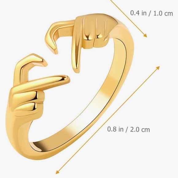 Promess Heart Ring Stainlees steel| size 6 - Picture 8 of 8